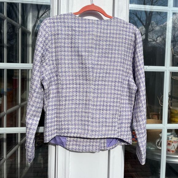 Favorite Daughter Lilac Tweed Dasha Jacket NWT - Picture 11 of 13